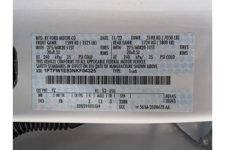 $36686 : Ford F-150 2022 4x4 XLT 4dr image 10