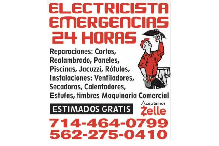 ELECTRICISTA RESIDENCIAL 24HRS image 1