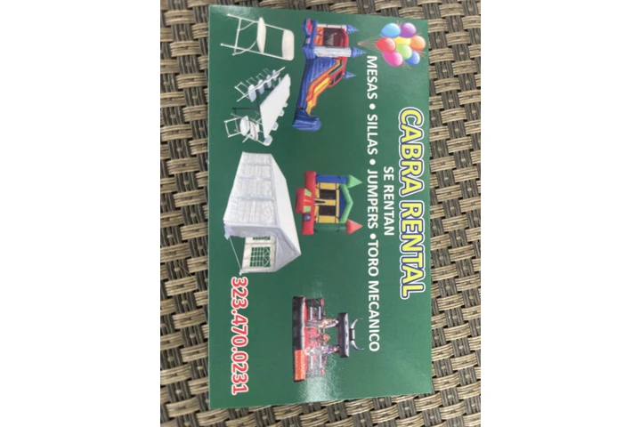 Cabra rentals de todo para sus image 1