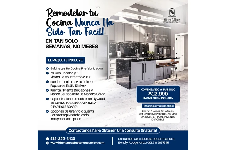 Cocina Comenzando A $12,995 image 1