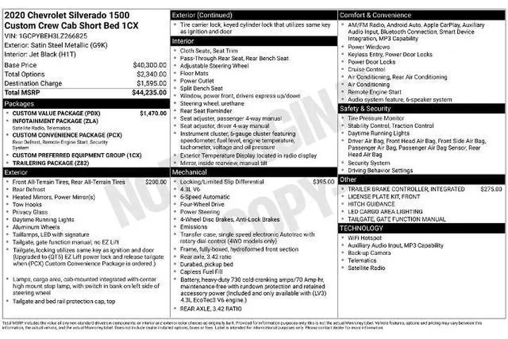 $32036 : Chevrolet Silverado 1500 202 image 2