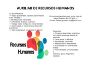 AUX DE RECURSOS HUMANOS en Bogota