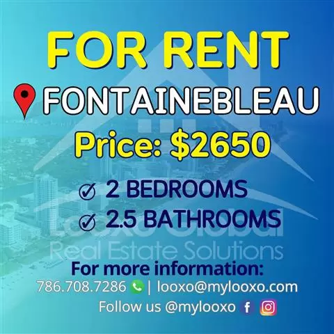 $2650 : **FONTAINEBLEAU** image 1