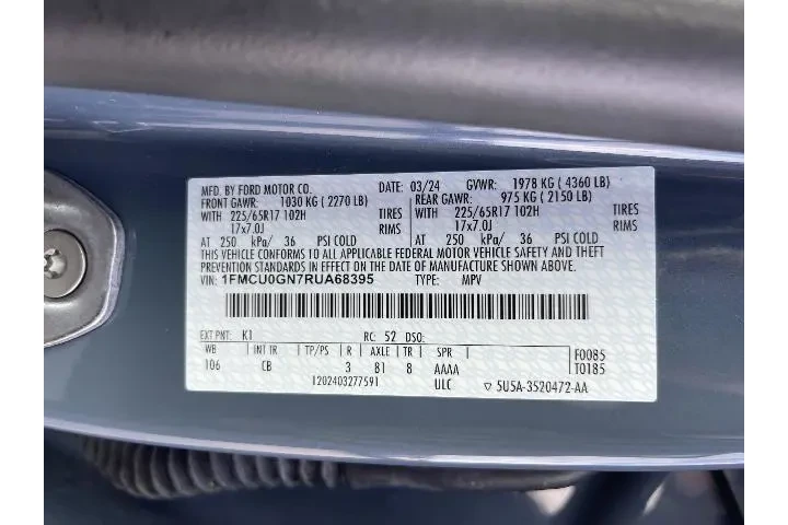 $20419 : Ford Escape 2024 Active 4dr image 10