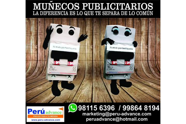 Muñecos Publicitarios en finos image 9