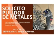 SOLICITO PULIDOR DE METALES en Los Angeles