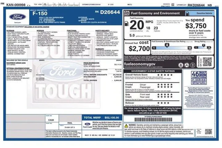 $39888 : Ford F-150 2024 4x4 STX 4dr image 10