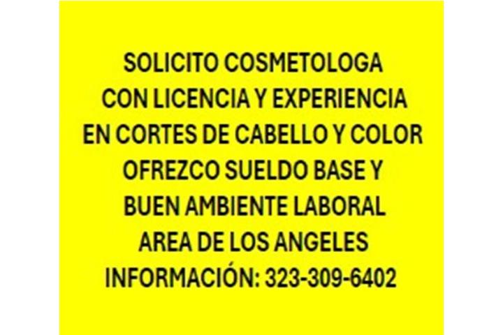 SOLICITO COSMETOLOGA image 1