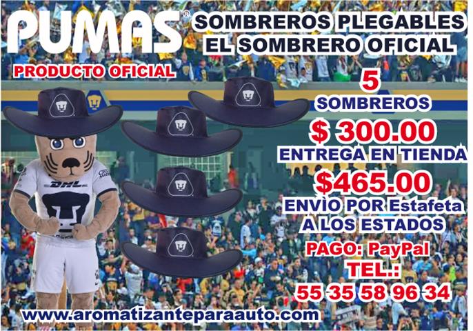 $300 : PARA LOS PUMAS UNAM SOMBREROS image 3