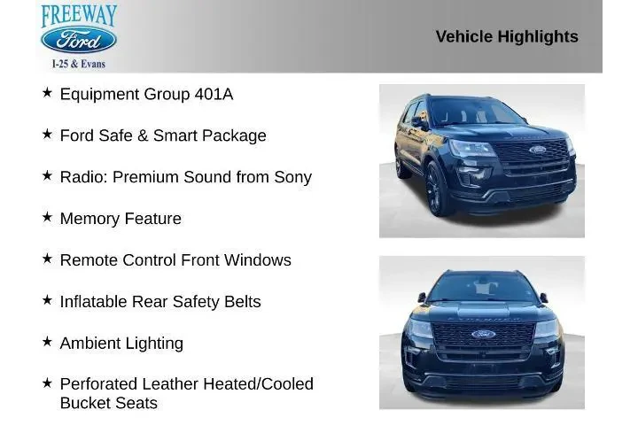 $19300 : Ford Explorer 2018 AWD Sport image 4