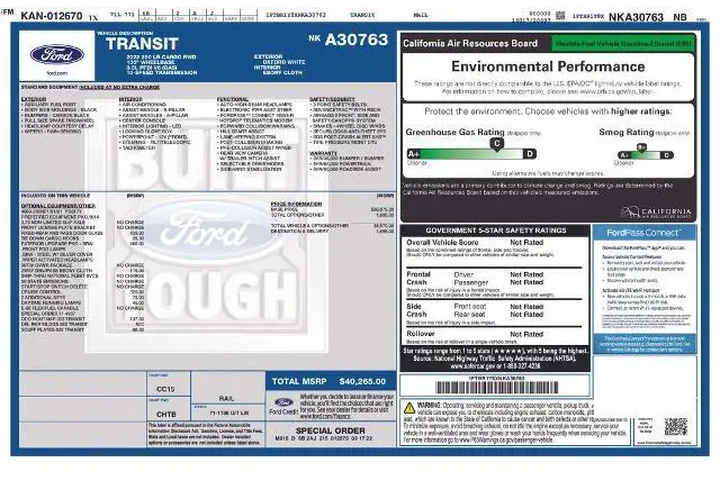 $21000 : Ford Transit 2022 250 3dr SW image 3