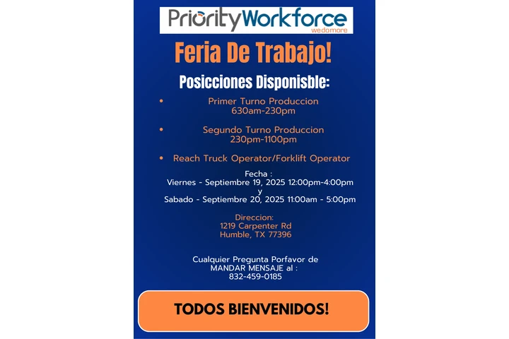Feria De Trabajo! image 1