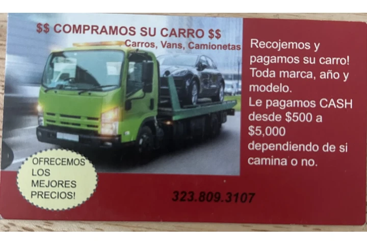 🚗COMPRO CARROS PARA YONKE ☎️ image 1