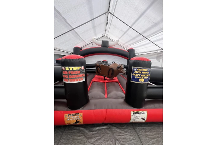 Rustic tables-bounce house image 9