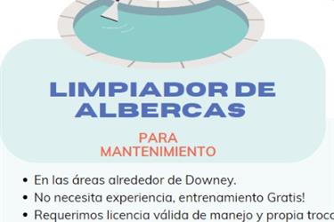 LIMPIADOR DE ALBERCAS $30/hora en Los Angeles