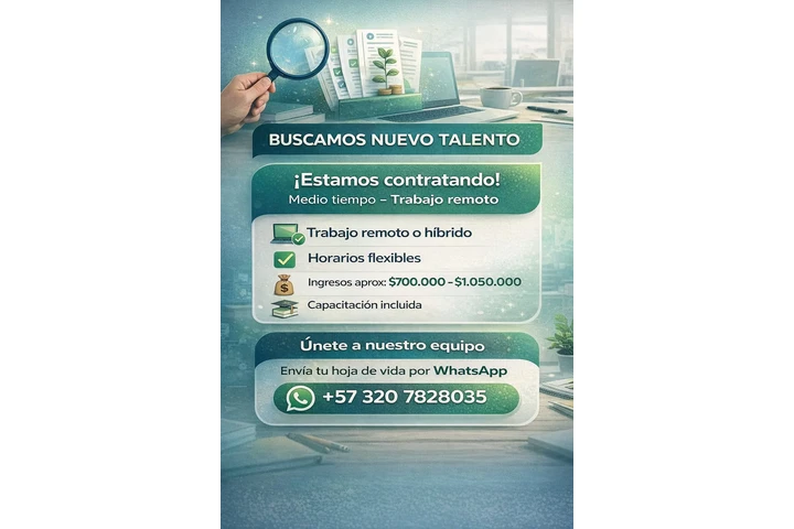 Estamos contratando! Trabajo image 1