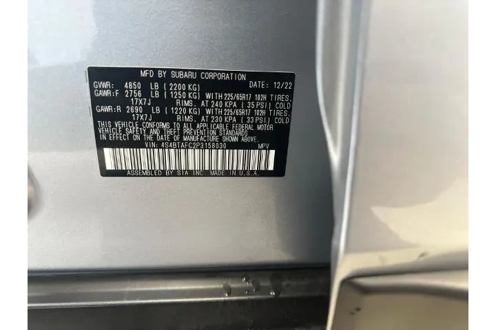 $24303 : Subaru Outback 2023 AWD Prem image 9