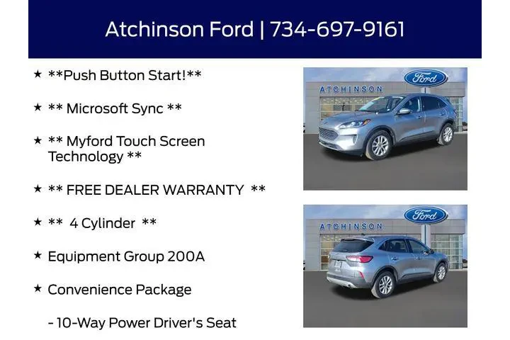 $19500 : Ford Escape 2021 AWD SE 4dr image 8