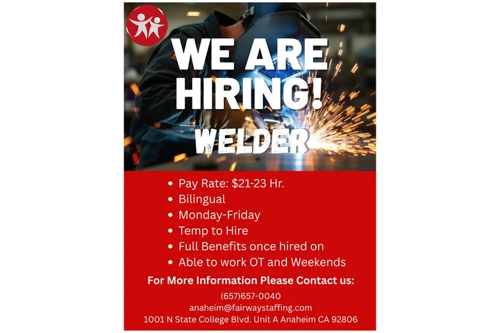 Hiring For Welders!! image 1