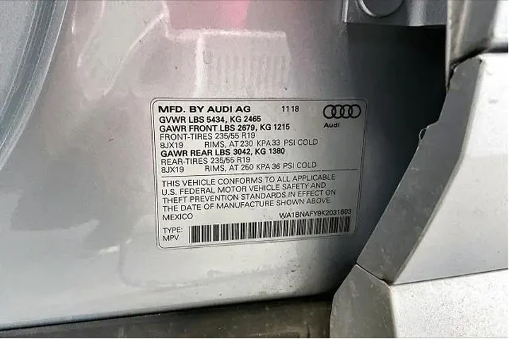 $18771 : Audi Q5 2019 AWD quattro Pre image 8