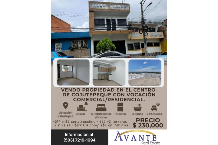 $230000 : VENDO EN CENTRO DE COJUTEPEQUE image 2