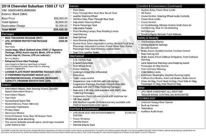 $24193 : Chevrolet Suburban 2018 4x2 image 2
