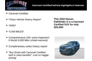 $25456 : Nissan Pathfinder 2022 AWD S thumbnail