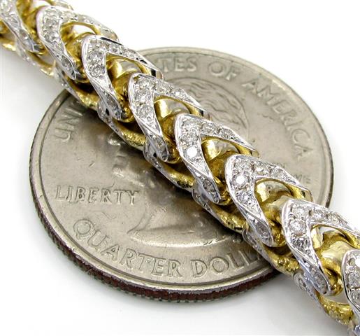 $11000 : Gold Two Tone Franco Chain image 2
