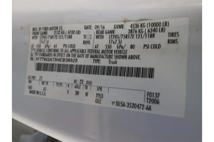 $18989 : Ford F-250 Super Duty 2017 4 image 9