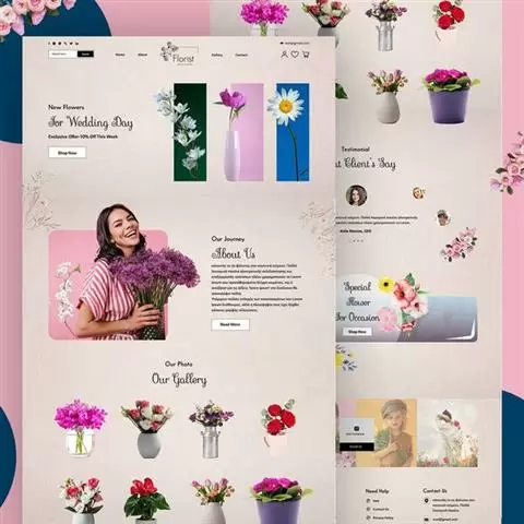 Flower Shop Landing Page image 1