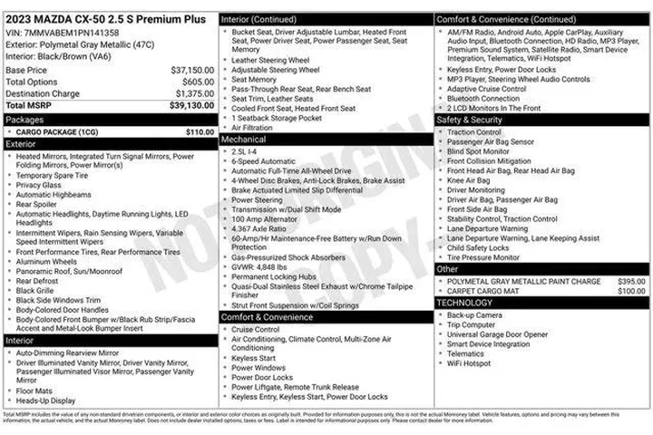 $25795 : Mazda CX-50 2023 AWD 2.5 S P image 9