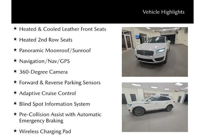 $21000 : Lincoln Nautilus 2019 AWD Re image 5