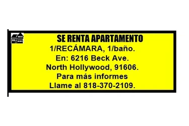 SE RENTA APARTAMENTO en Los Angeles