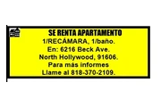 SE RENTA APARTAMENTO en Los Angeles
