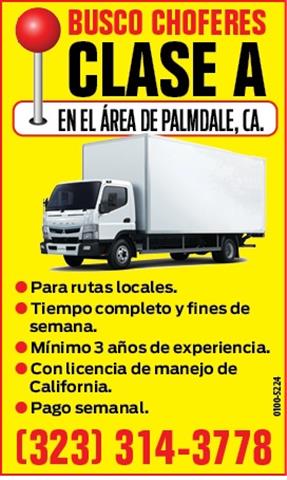 CHOFER CLASE:A🚚 rutas locales image 1