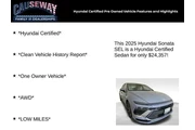 $24357 : Hyundai SONATA 2025 SEL 4dr thumbnail
