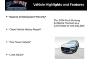 $33989 : Ford Mustang 2024 EcoBoost P thumbnail