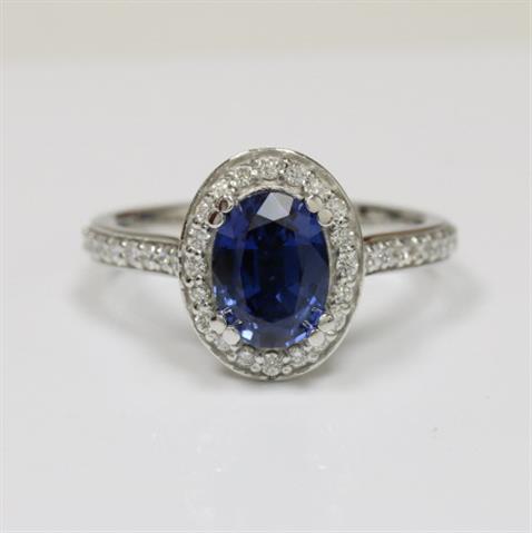 $6454 : Buy Sapphire Rings for Men image 1