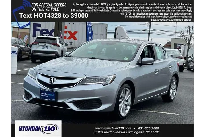 $18888 : Acura ILX 2018 4dr Sedan image 4
