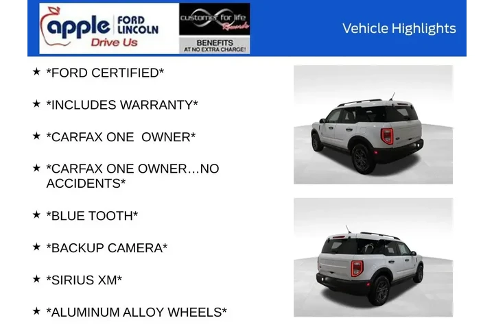 $23300 : Ford Bronco Sport 2024 AWD B image 10