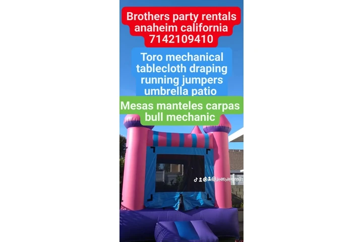 Brothers party rentals 24 hrs image 6