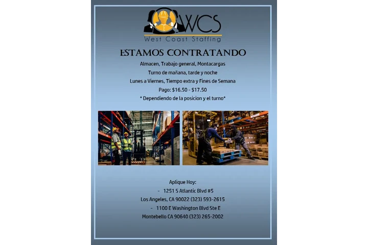 Trabajo de Bodega image 1