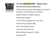 MacBook Pro 13" 2020 Gris en Oaxaca