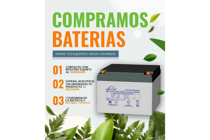 $10000 : COMPRAMOS BATERIAS EN DESUSO image 1