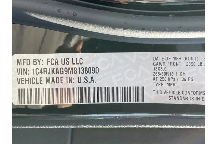 $25289 : Jeep Grand Cherokee L 2021 4 image 6