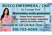 BUSCO ENFERMERA $20-$24/hr📍 en Ventura