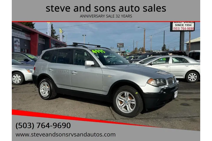 $4995 : 2004 BMW X3 3.0i image 1
