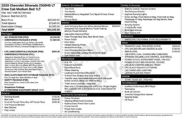 $36318 : Chevrolet Silverado 2500HD 2 image 2