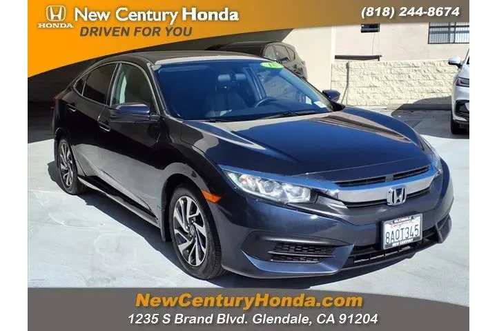$20995 : Honda Civic 2018 EX 4dr Seda image 3