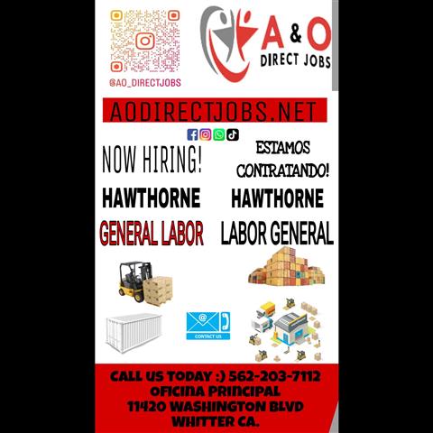 APPLY NOW! HAWTHORNE 3 SHIFTS image 2